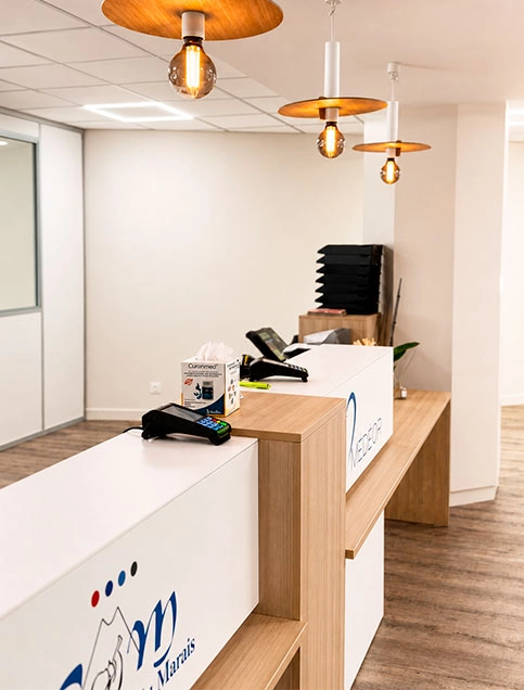Banque d'accueil du centre de santé du Marais - Médéor d'Aix-les-Bains