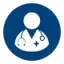 Pictogramme des centres de santé du Marais représentant un médecin