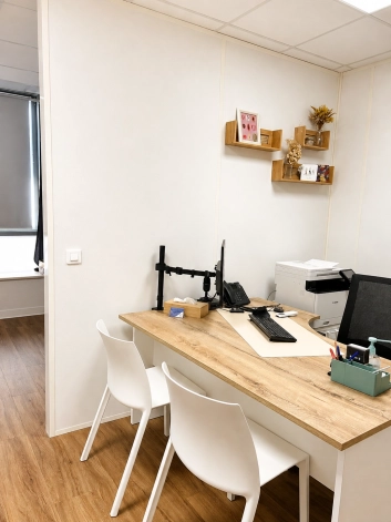 Photo d'une salle de consultation au centre de santé du Marais de Roubaix